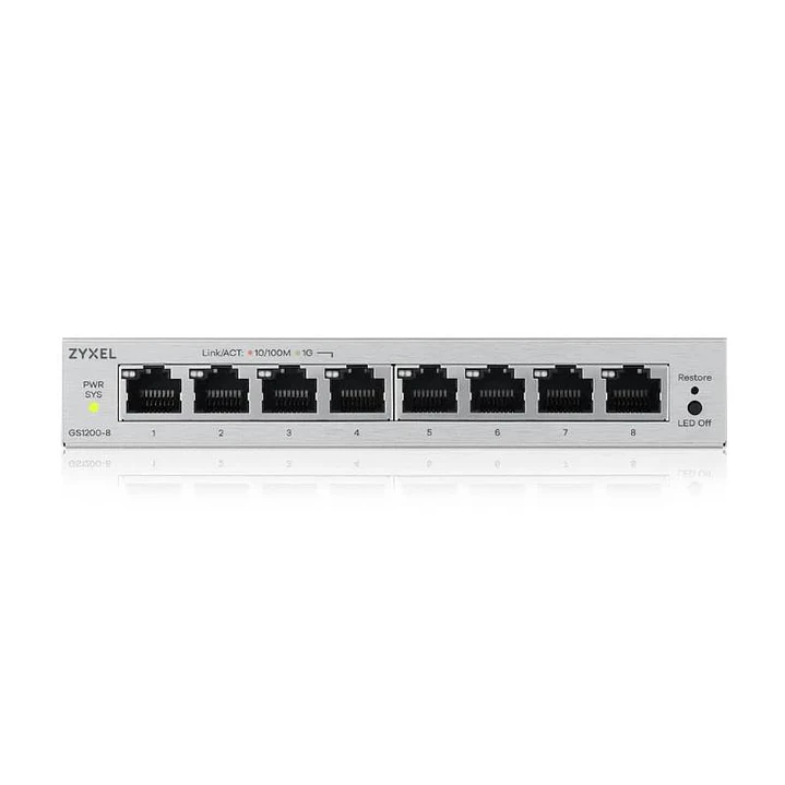 ZyXEL GS1200-8V3 Switch 8xGbE 3