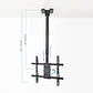 Tooq LPCE1175TSLI-B Soporte techo TV 32