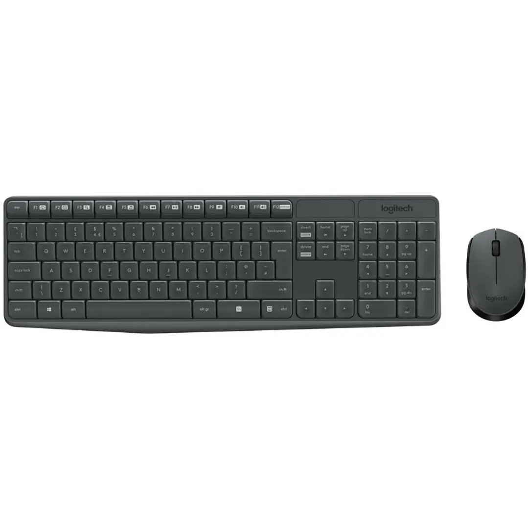 Logitech MK235 Teclado y ratón Inalámbrico Gris 4