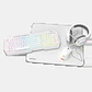 KROM KENTA PC Combo Gaming 4 en 1 RGB Blanco - vignette 1