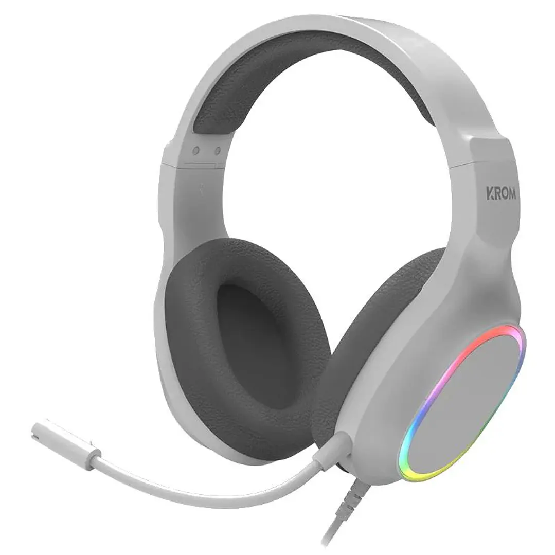 KROM KENTA PC Combo Gaming 4 en 1 RGB Blanco 3