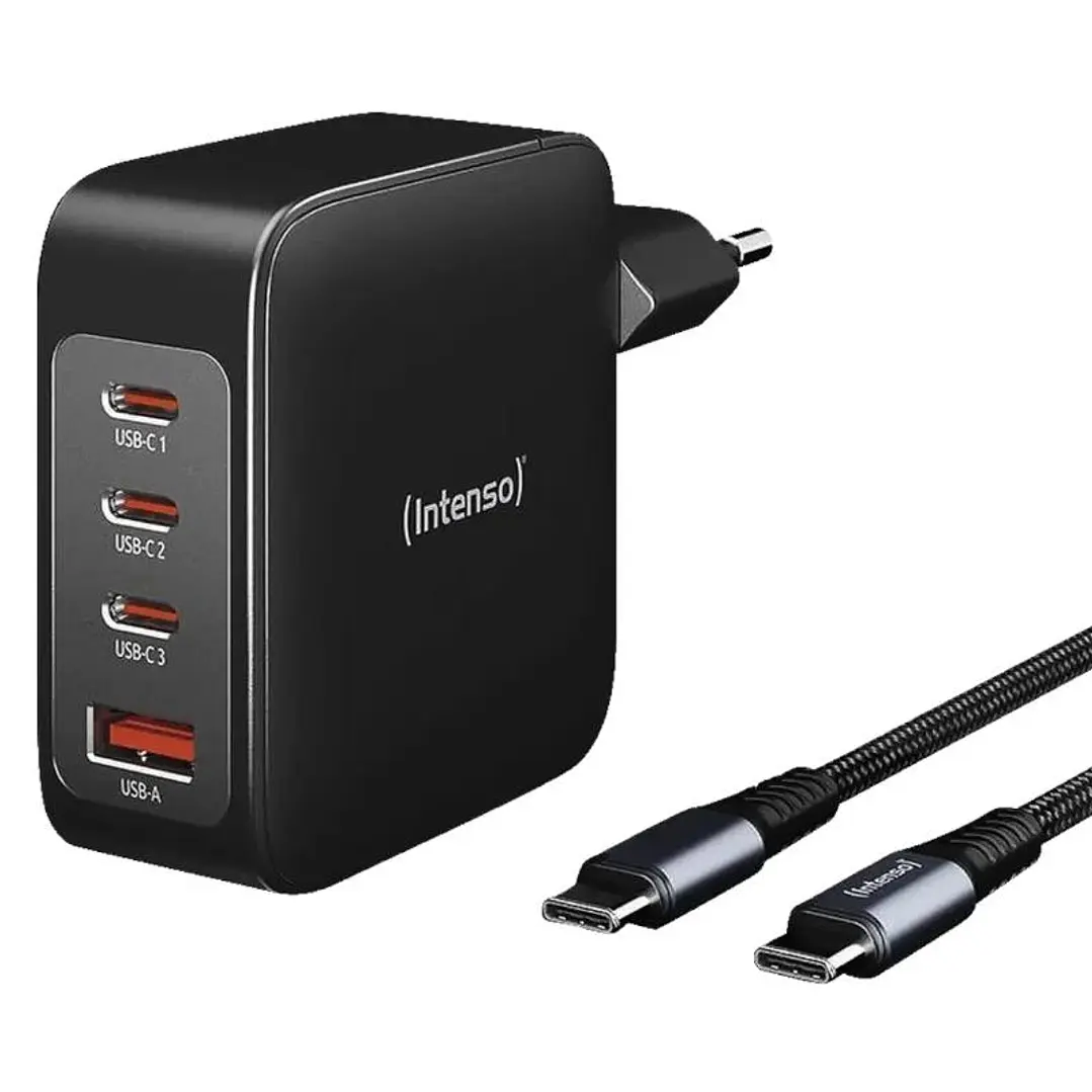 Intenso | KIT Cargador GaN W140A3C + Cable USB-C 1