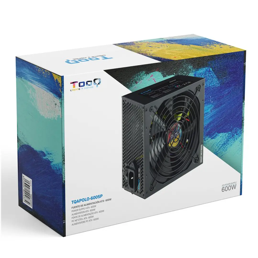 Tooq Fuente Alimentación TQAPOLO-600SP 600W 4
