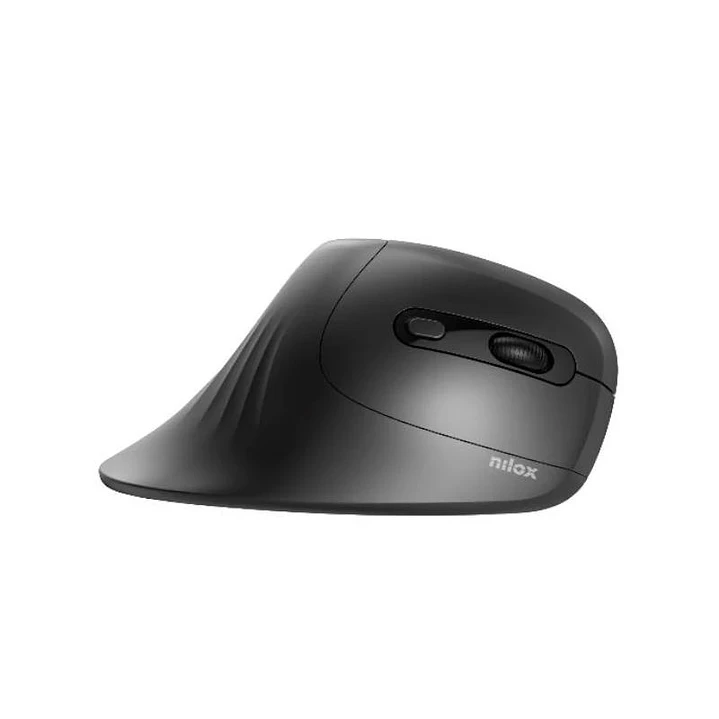 Nilox NXMOEV02 Ratón Vertical Wirelles Sil. Negro 2