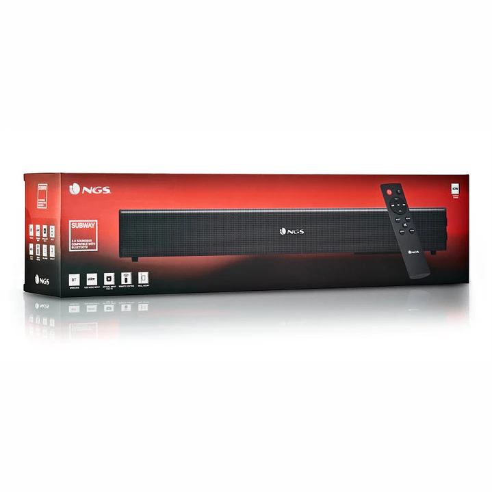 NGS SUBWAY BARRA SONIDO 40W BT ENTRADA OPTICA 3