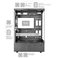 MARS GAMING Caja ATX Ventis FRGB Silence Black - vignette 3