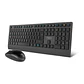 NOX LITE DUO Teclado+Ratón Inalámbrico Negro - Miniatura 1