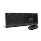 NOX LITE DUO Teclado+Ratón Inalámbrico Negro - Miniatura 2
