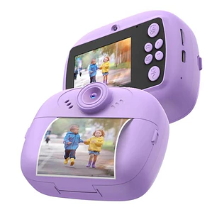 Celly Cámara Fotos Niños Imprimible Violeta