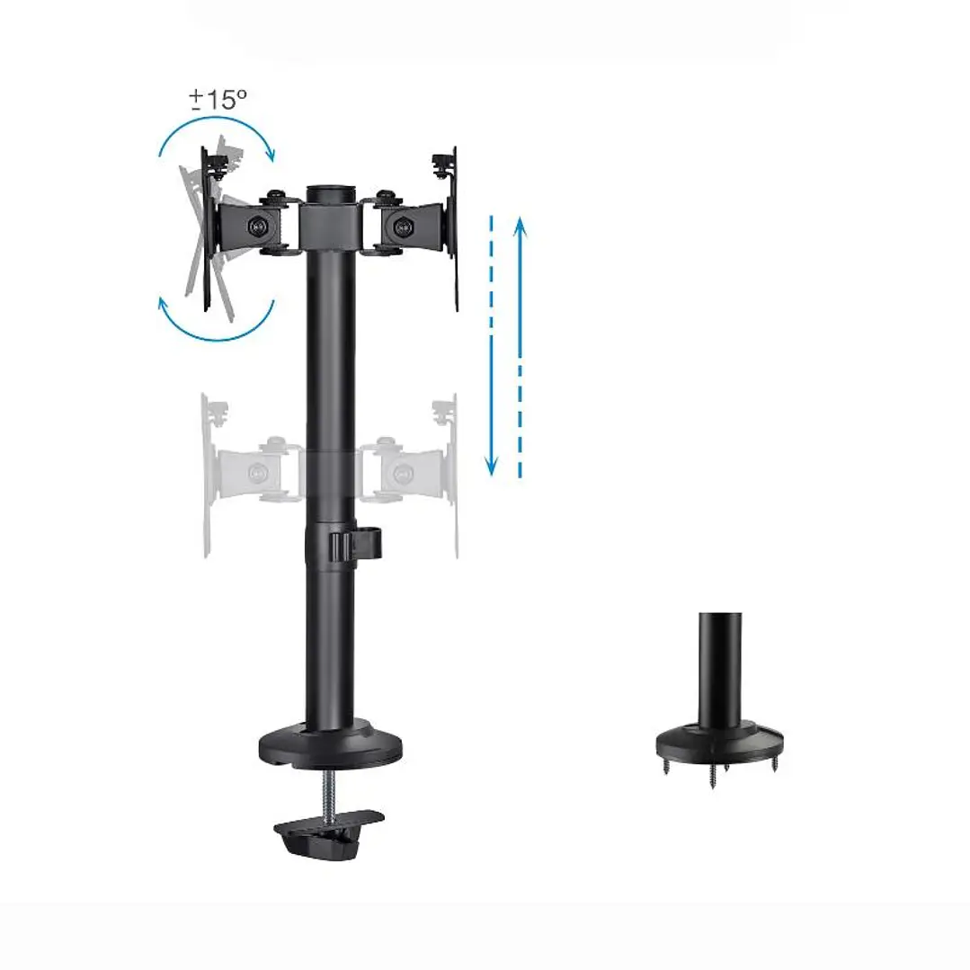 Tooq DB1132TN-B Soporte mesa 2 pantallas 17