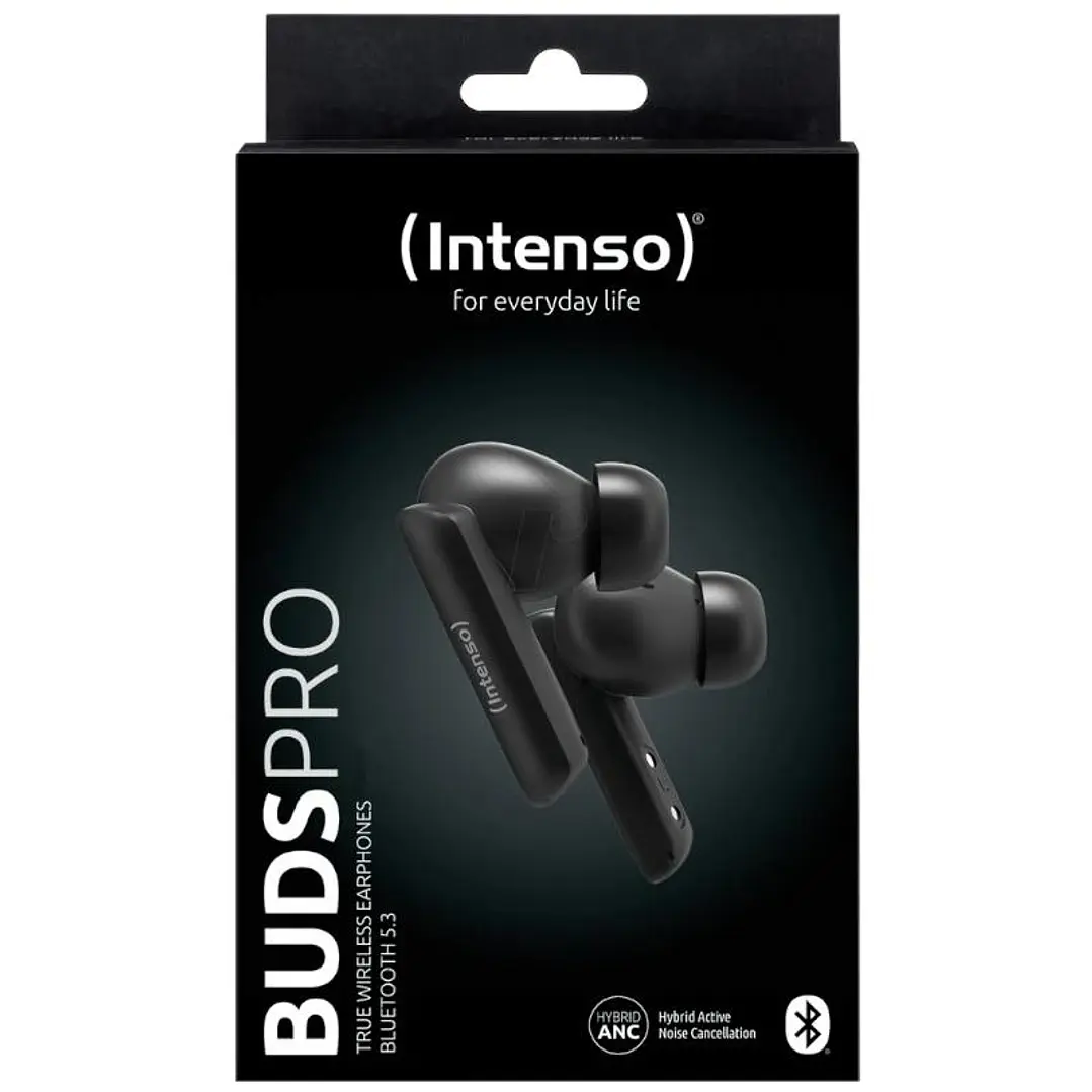 Intenso | Buds Pro Auriculares TWS H-ANC+ENC Negro 4