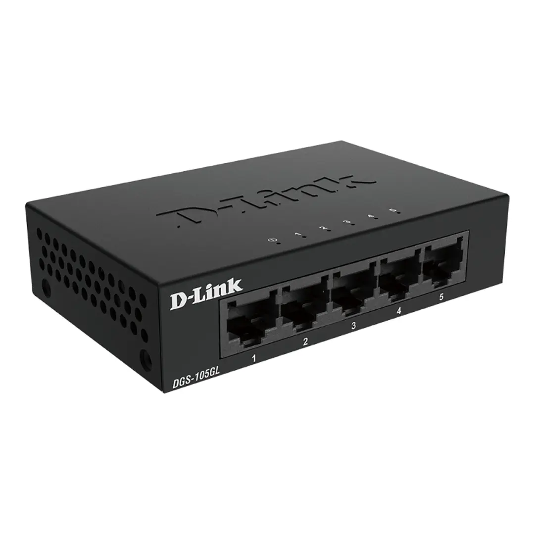 D-Link DGS-105GL Switch 5xGB Metal Plug&Play 2
