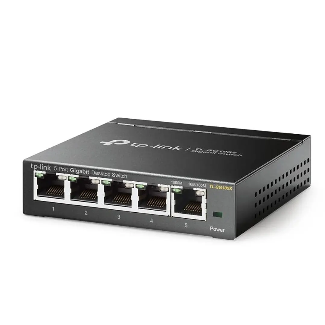 TP-Link TL-SG105S Switch 5xGB RJ45 Metal 1