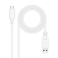 Nanocable Cable USB 3.1 Gen2 USB-C/A 2 M Blanco - Miniatura 1