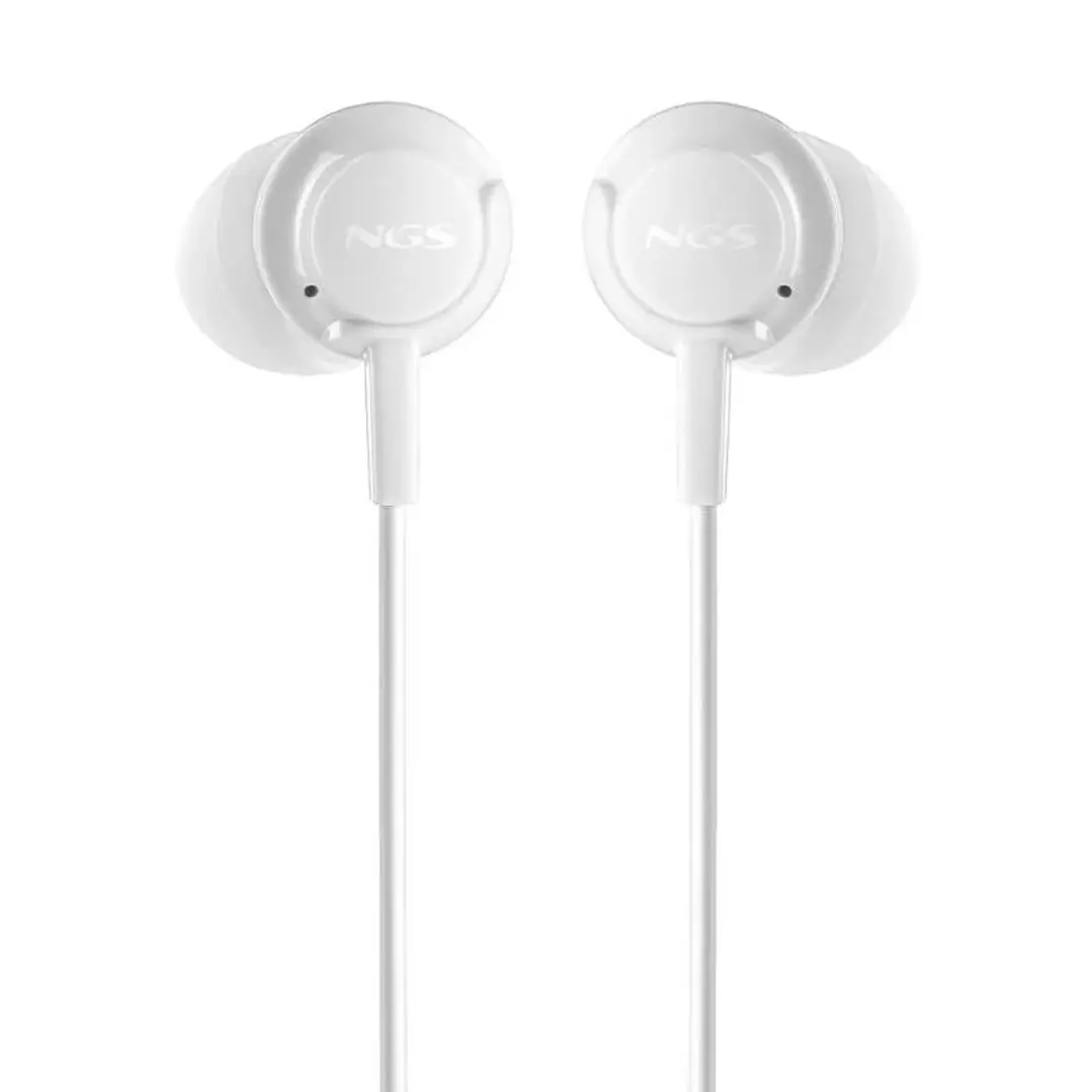 NGS Auricular CROSSDRIFT Blanco cable JACK 3.5 Mm 3
