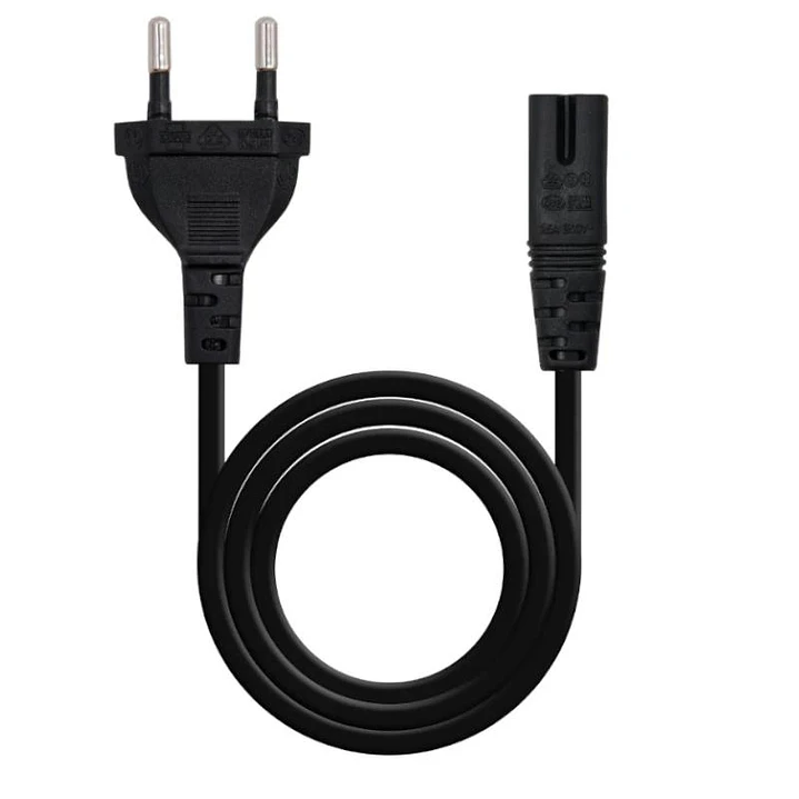 Nanocable Cable Alim. Forma 8 CEE7/16/M-C7/H, 2M 1