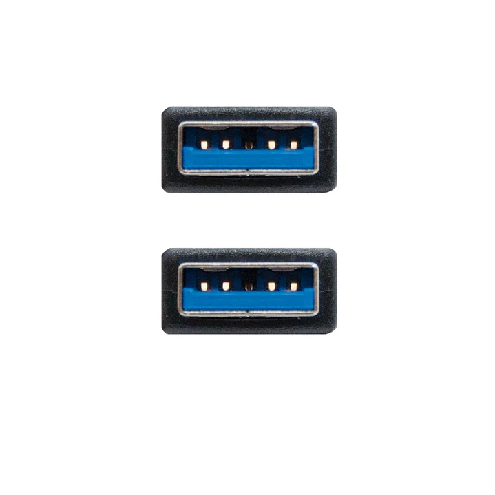 Nanocable Cable USB 3.0, tipo A/M-A/M, Negro, 1m 3