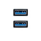 Nanocable Cable USB 3.0, tipo A/M-A/M, Negro, 1m - thumbnail 3