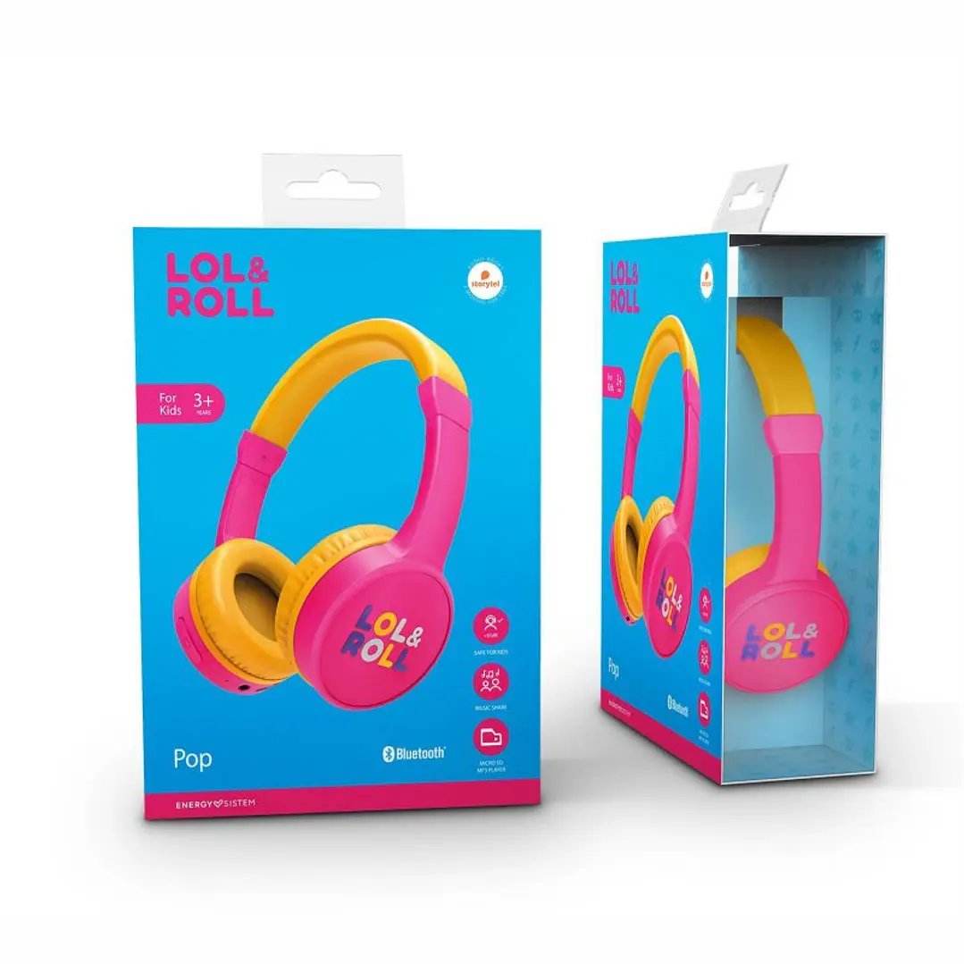 Energy Lol&Roll Auriculares Pop Kids Bt Pink 2