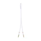 Nanocable Cable Audio Jack 3.5/H 2xJack 3.5/M 20cm - Miniatura 2
