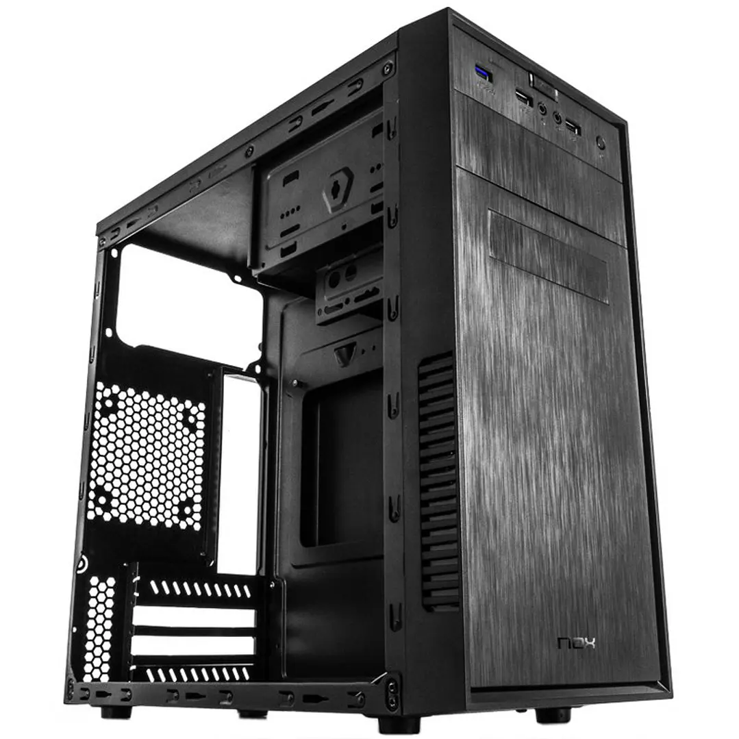 Nox Caja Micro ATX Forte USB3.0 Vent.12cm Negra 2