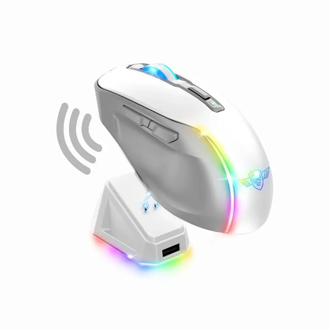 Spirit of Gamer Raton Inalambrico Elite M50 Blanco 1