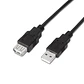 Aisens Cable USB 2.0 tipo A/M-A/H negro 3.0m - Miniatura 2