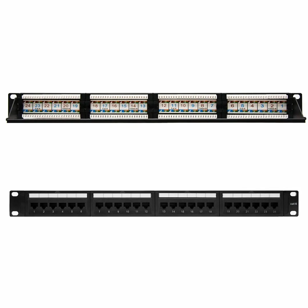 Nanocable Panel Parcheo 24P CAT.6 UTP 19