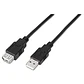 Nanocable Cable USB 2.0 Tipo-A M/H P Negro 1,8 m - vignette 1