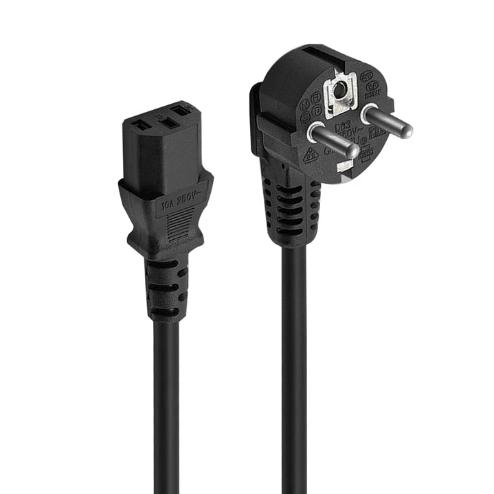 Ewent Cable alimentación 1,8m (IEC320 to C13) 1