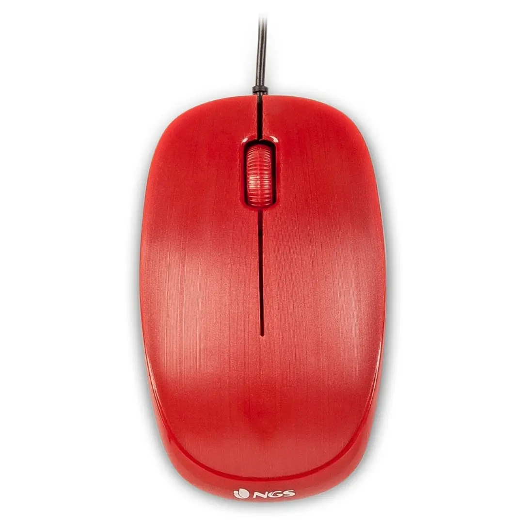 NGS Raton óptico Redflame 1000 Dpi Rojo 1
