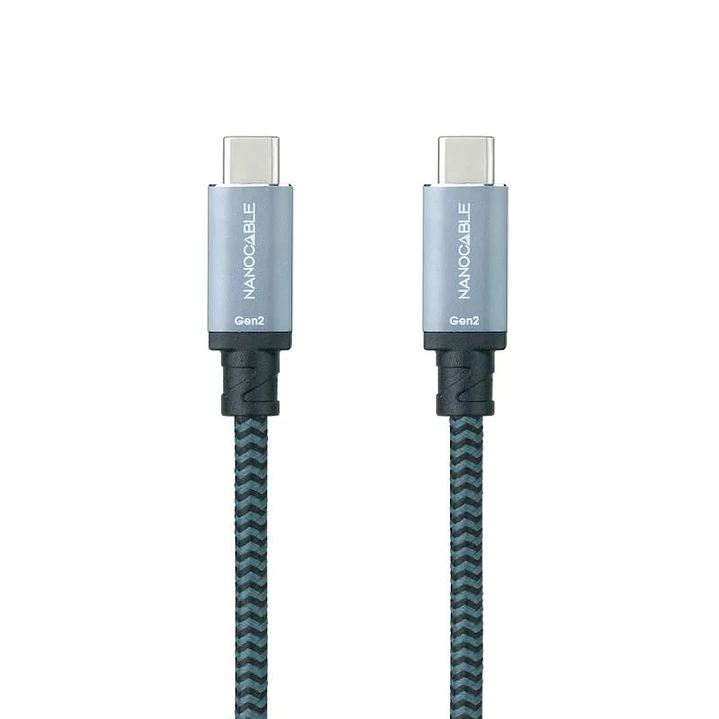 Nanocable Cable USB 3.1GEN2 5A USB-C/M-USB-C/M 2 M 2