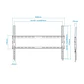Tooq Soporte pared LP1080F-B pantallas 37