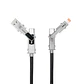 Nanocable Cable USB-C+USB-A/M LIGHTNING+USB-C/M 2M - thumbnail 2