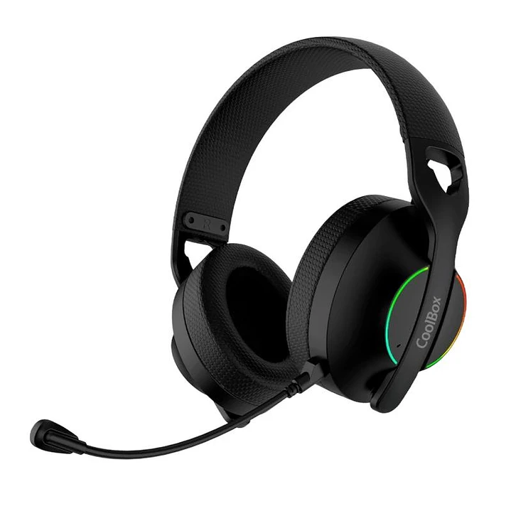 Coolbox Gaming Auriculares Diadema Mic WB01 RF+BT 1