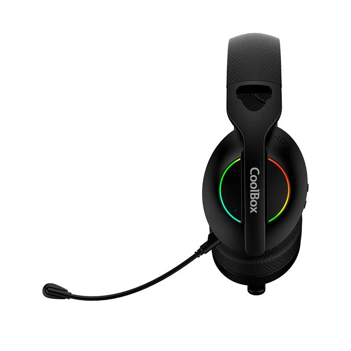 Coolbox Gaming Auriculares Diadema Mic WB01 RF+BT 2