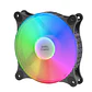 MARS GAMING MFDUO 12CM 2XFANRGB Ult-silent Black - thumbnail 2