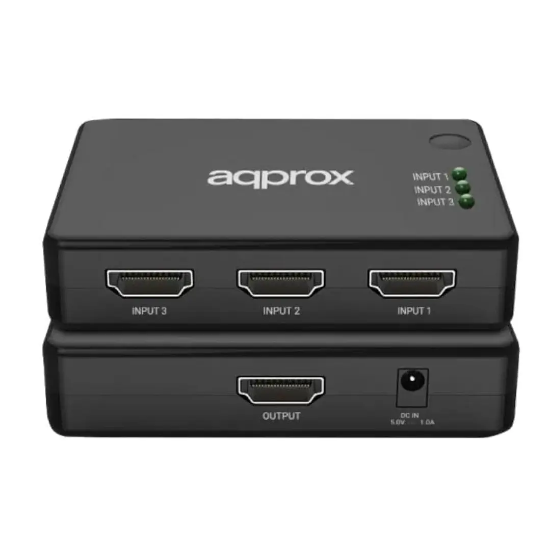 Approx HDMI Switch 4K HDMI 3 Puertos 4K/30HZ 2