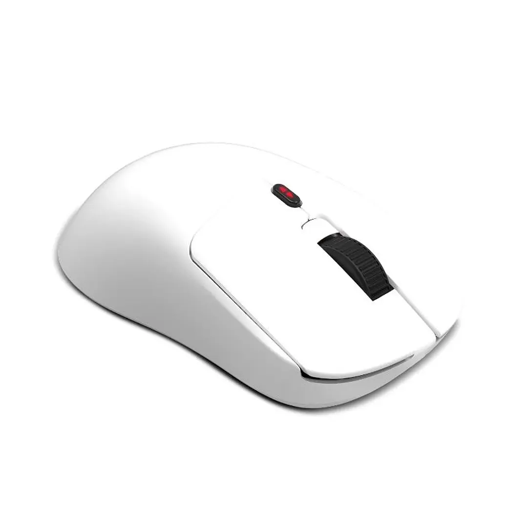 KROM KLEVER Raton gaming superligero wireless Blco 2