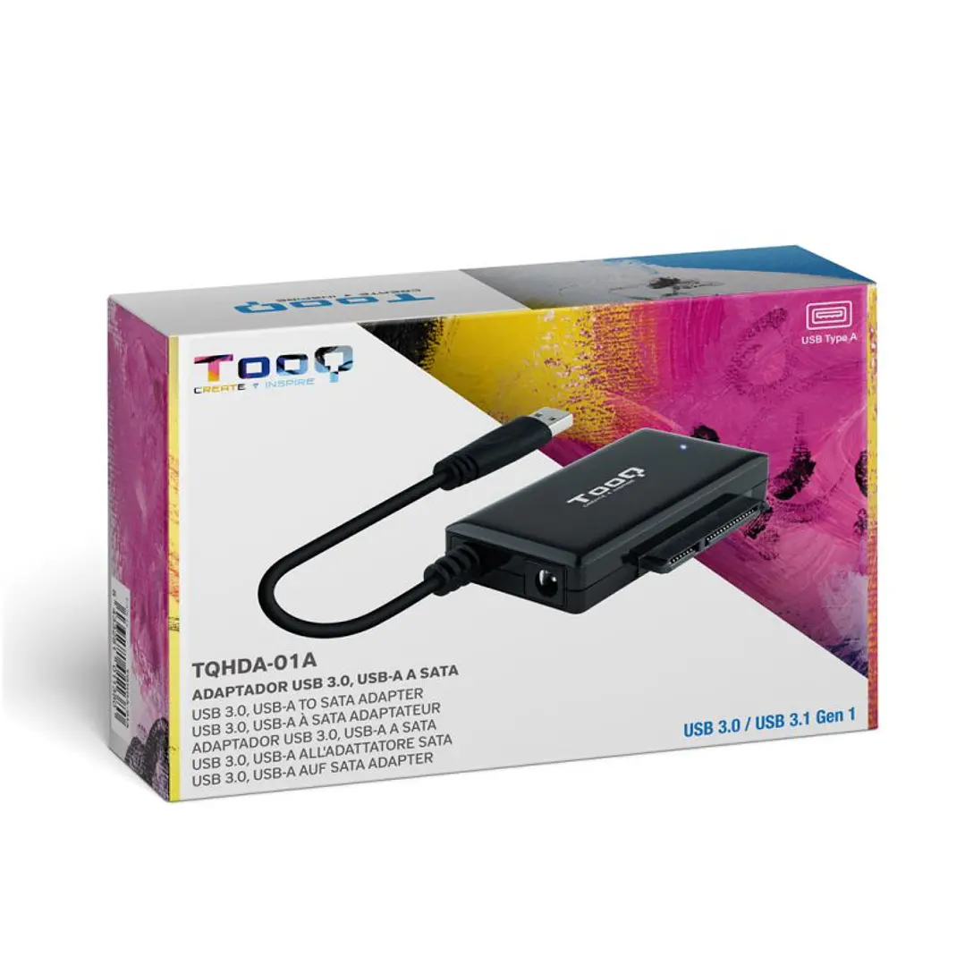 Tooq Adaptador USB 3.0 para discos 2,5