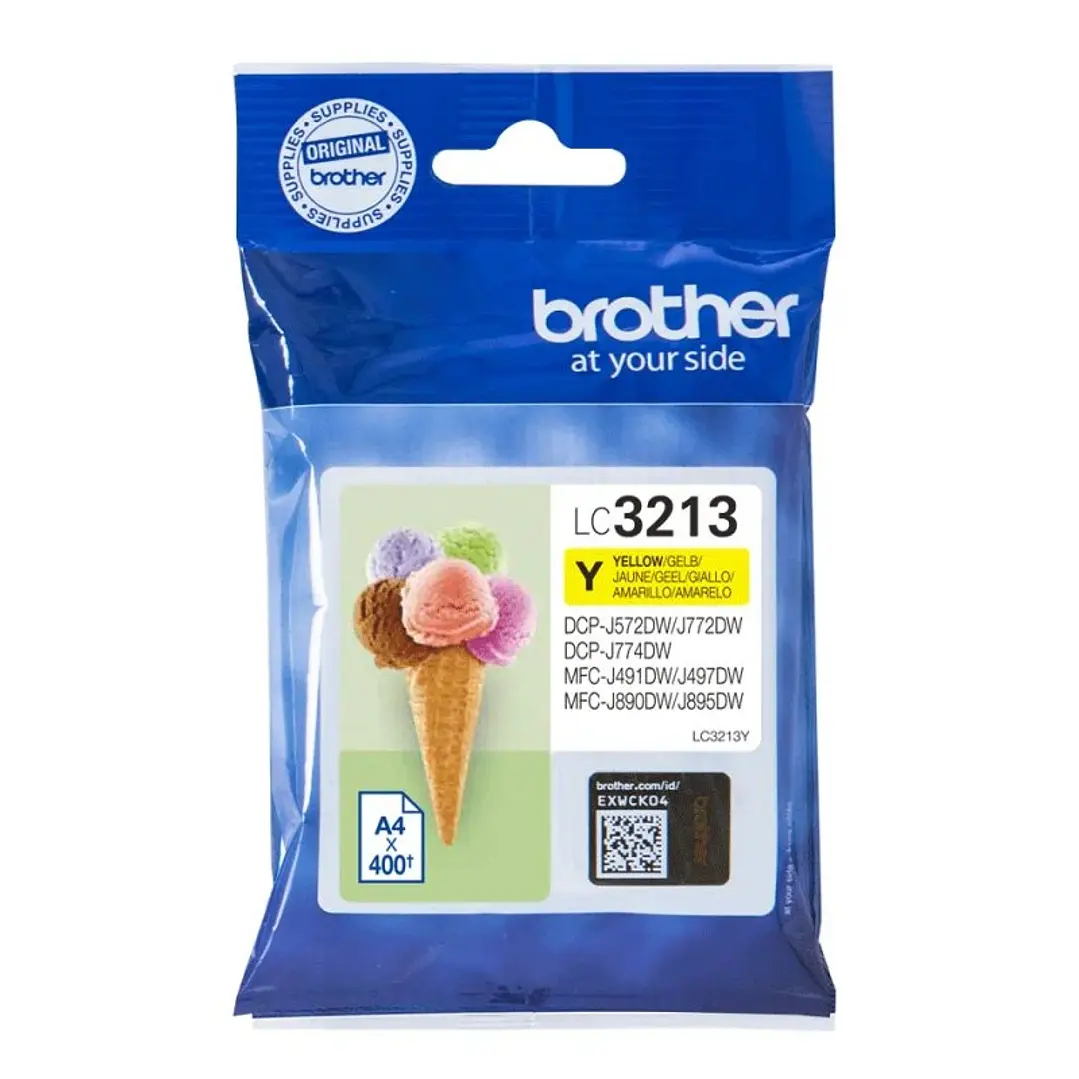 Brother Cartucho LC3213Y Amarillo 1