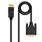 Nanocable Cable Conversor DP a DVI  2 M Negro - Miniatura 3