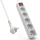 EWENT EW3955  Regleta 5 Tomas / 1 interruptor 1.5m - thumbnail 1
