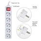 EWENT EW3955  Regleta 5 Tomas / 1 interruptor 1.5m - thumbnail 3