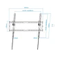 Tooq Soporte pared LP1081T-B incl pantallas 37-80