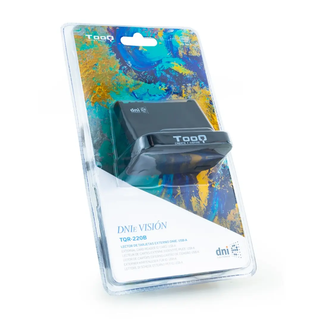 Tooq Lector de tarjetas DNIE VISION USB 2.0 4