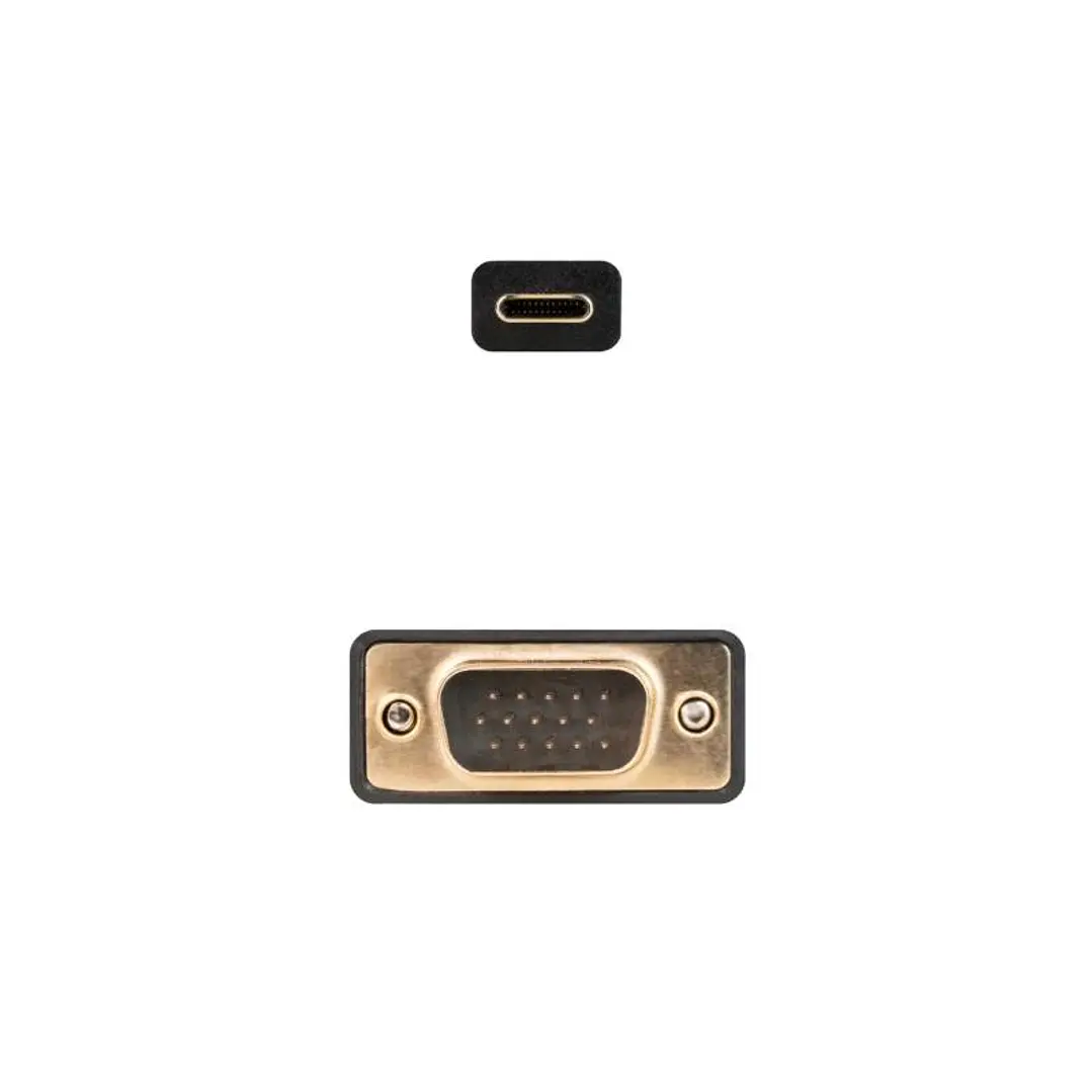 Nanocable Cable Conversor USB-C/M a VGA/M 1,8 M 3