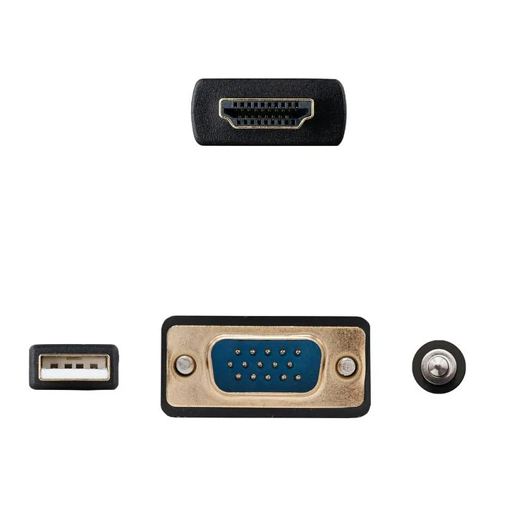Nanocable Conversor HDMI a VGA-Jack-UBS, 1.8 m 3