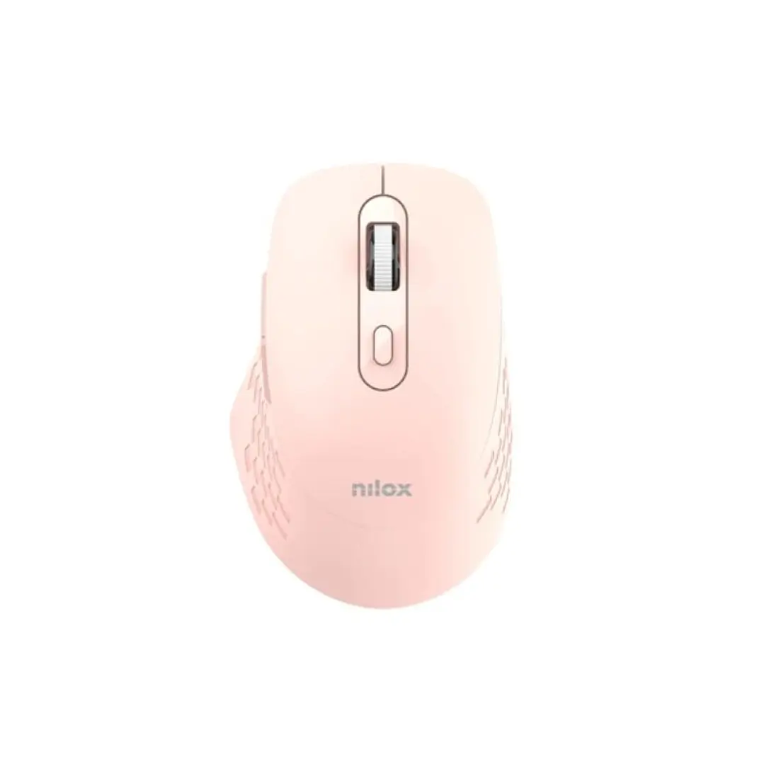 Nilox Ratón Dual Wireless 1600dpi silen. Rosa 1
