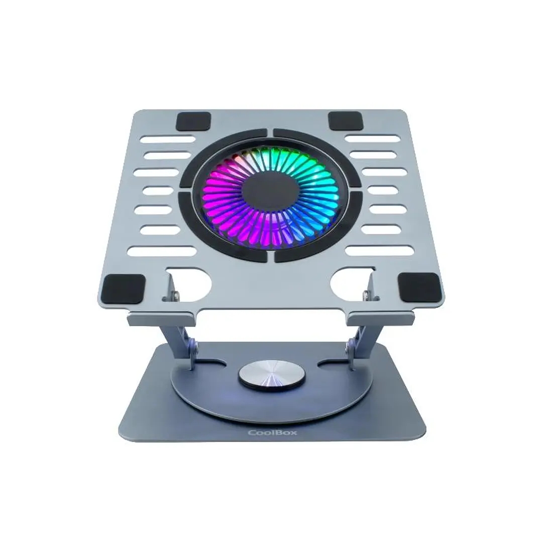 COOLBOX Base refrigerac.Portátil COOLAIR 1vent RGB 2